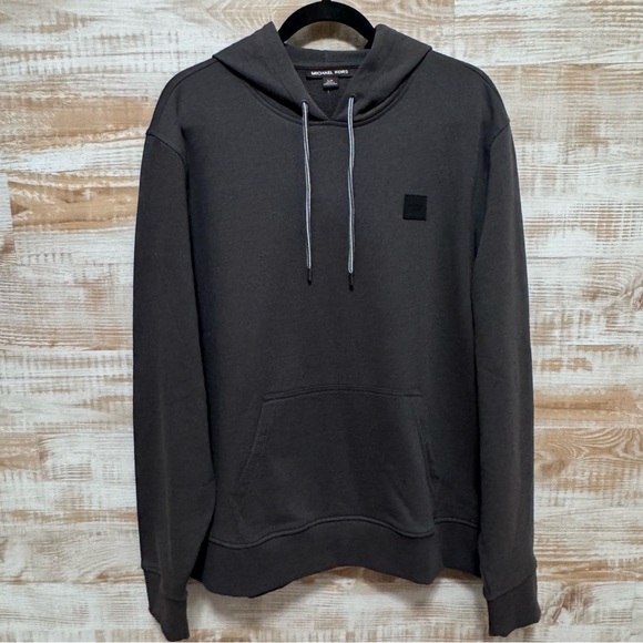 Michael Kors Charcoal Gray Pullover Hoodie in Size Large - Picture 1 of 7